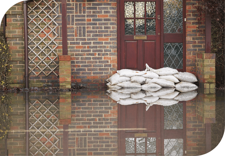 Sandbags ina Flood Zone